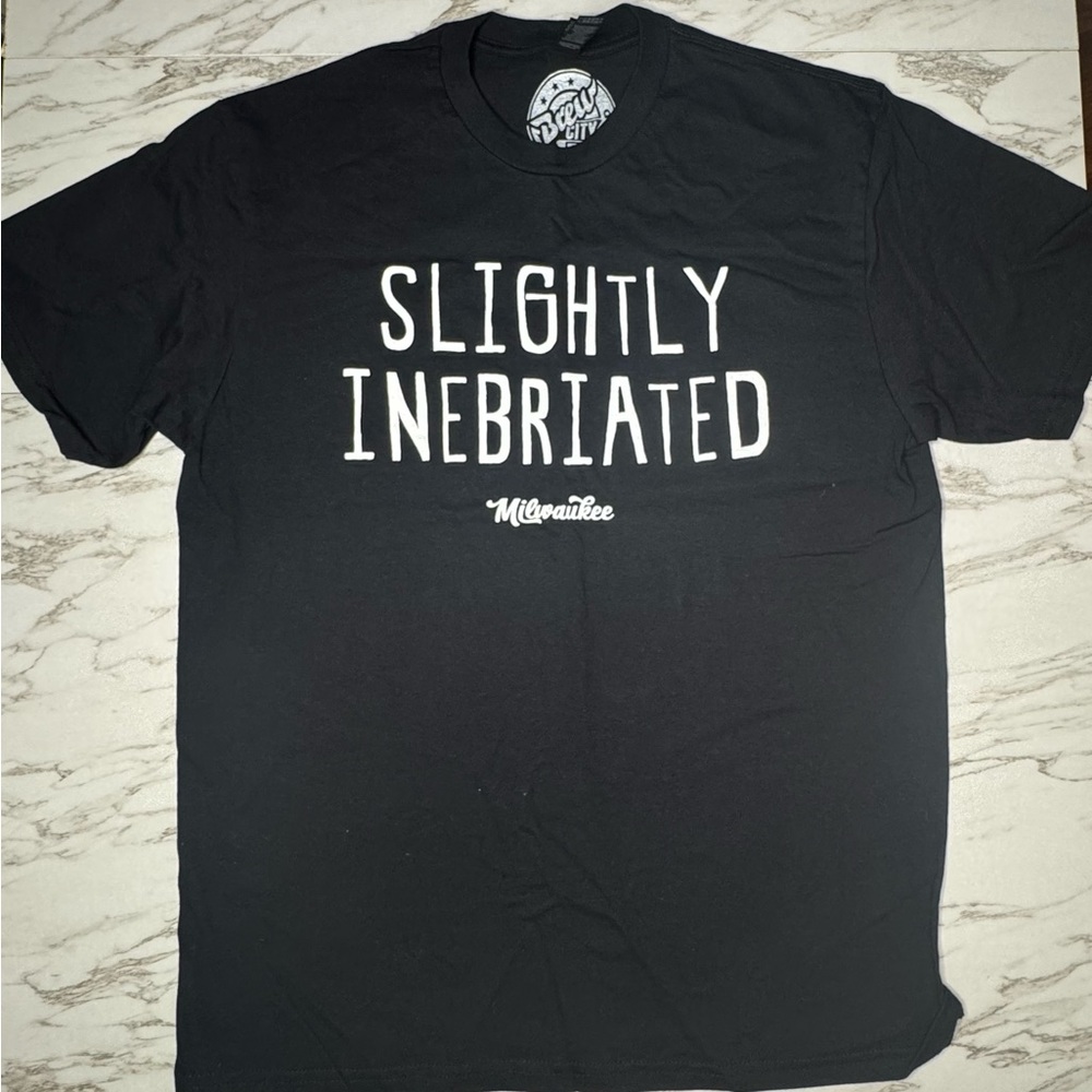 Milwaukee Black Graphic Tee - Slightly Inebriated